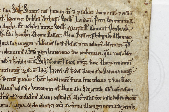 009 Salisbury Cathedral - Magna Carta - Front Overlapping - Ash Mills 13thFeb2015
