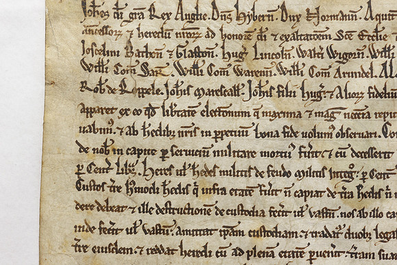 015 Salisbury Cathedral - Magna Carta - Front Overlapping - Ash Mills 13thFeb2015