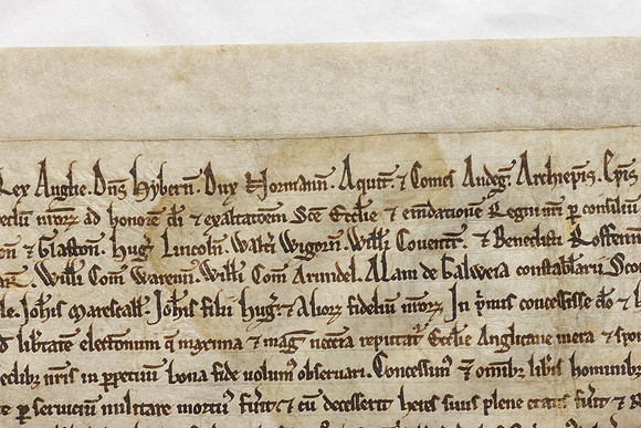 002 Salisbury Cathedral - Magna Carta - Front Overlapping - Ash Mills 13thFeb2015