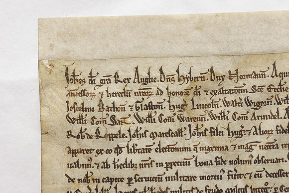 001 Salisbury Cathedral - Magna Carta - Front Overlapping - Ash Mills 13thFeb2015