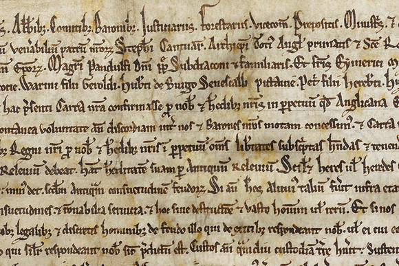 012 Salisbury Cathedral - Magna Carta - Front Overlapping - Ash Mills 13thFeb2015