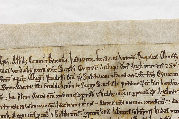004 Salisbury Cathedral - Magna Carta - Front Overlapping - Ash Mills 13thFeb2015