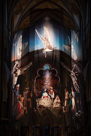 Nativity Scene at Salisbury Cathedral 26thJan2020 By Ash Mills