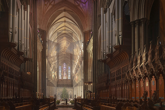 119 Salisbury Cathedral Christmas Day Eucharist   - 25thDec2020 - photo by Ash Mills