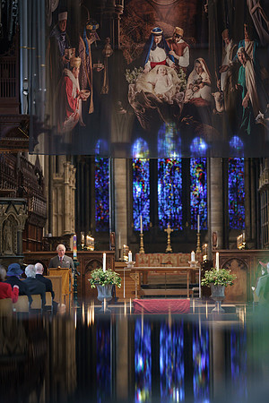 093 Salisbury Cathedral_7thDec2020_Visit by HRH Prince Charles_ Photo by Ash Mills