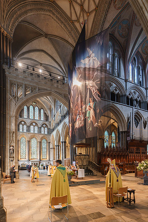 060 Salisbury Cathedral_7thDec2020_Visit by HRH Prince Charles_ Photo by Ash Mills