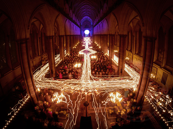 006  30Nov 2018 _Salisbury Cathedral - Darkness to Light - first selection - Photo by Ash Mills