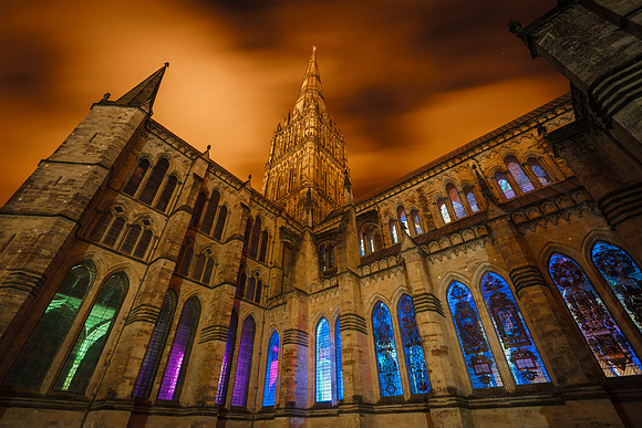 059 Salisbury Cathedral - Sarum Lights 21stFeb2020 -  Photo by Ash Mills