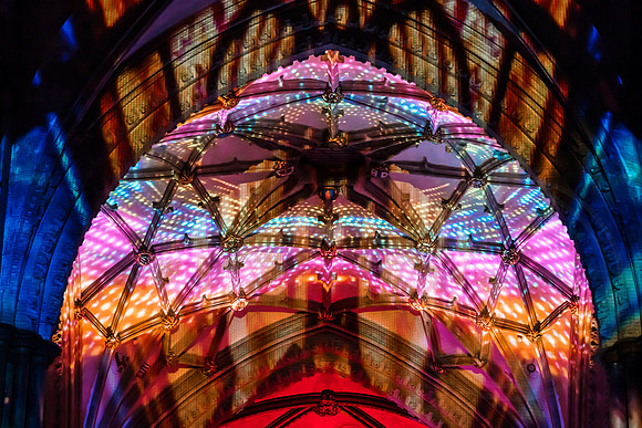 029 Salisbury Cathedral - Sarum Lights 21stFeb2020 -  Photo by Ash Mills